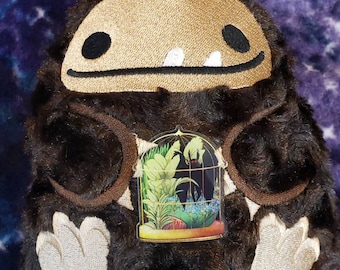Mothman Habitat Pet Summer the Big Foot or Sasquatch Stuffed Animal