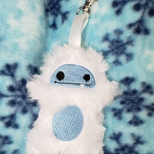 Dzu-teh the Yeti Stuffed Animal MINI KEYCHAIN!