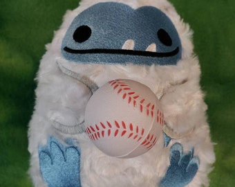 Baseball Yvette the Abominable Snoman or Yeti Stuffed Animal