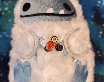 Sushi Yvette the Abominable Snoman or Yeti Stuffed Animal