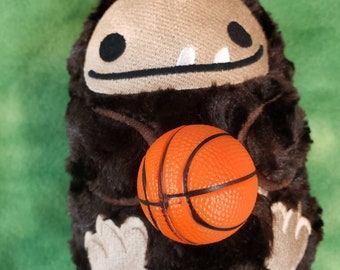 Basketball Summer the Big Foot or Sasquatch Stuffed Animal