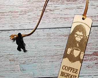 Libros de café y marcapáginas de madera Big Foot