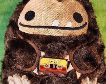 Awesome Mix Tape Guardians of the Galaxy  Inspired Summer the Big Foot or Sasquatch Stuffed Animal