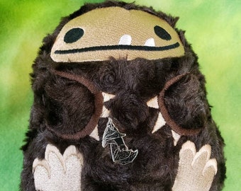 Bat Handler Summer het Big Foot- of Sasquatch-knuffeldier