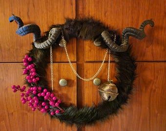 Krampus Winter Wreath