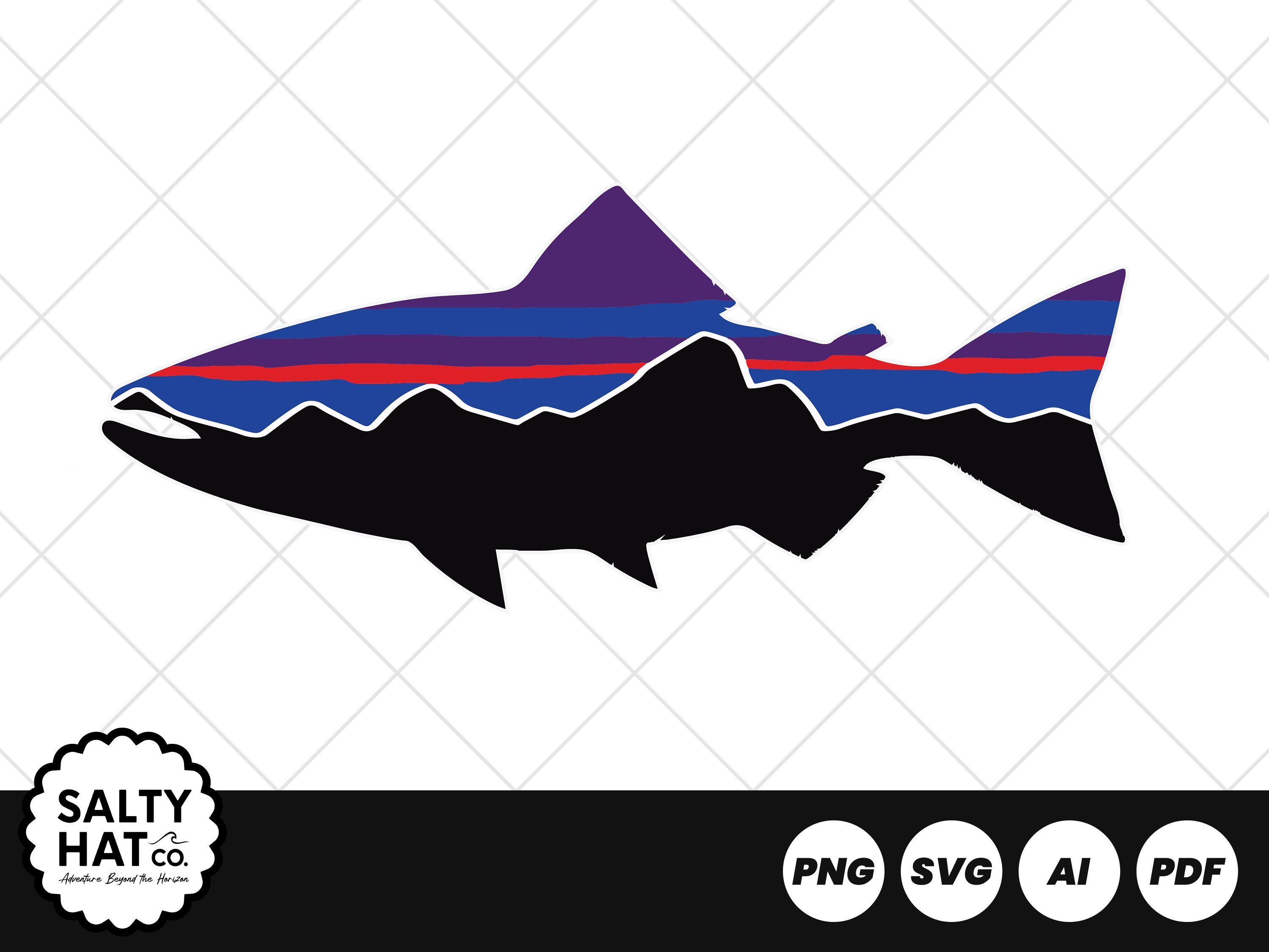 Trout Patagonia SVG: Fishing Art Vector (digital Download) - Etsy