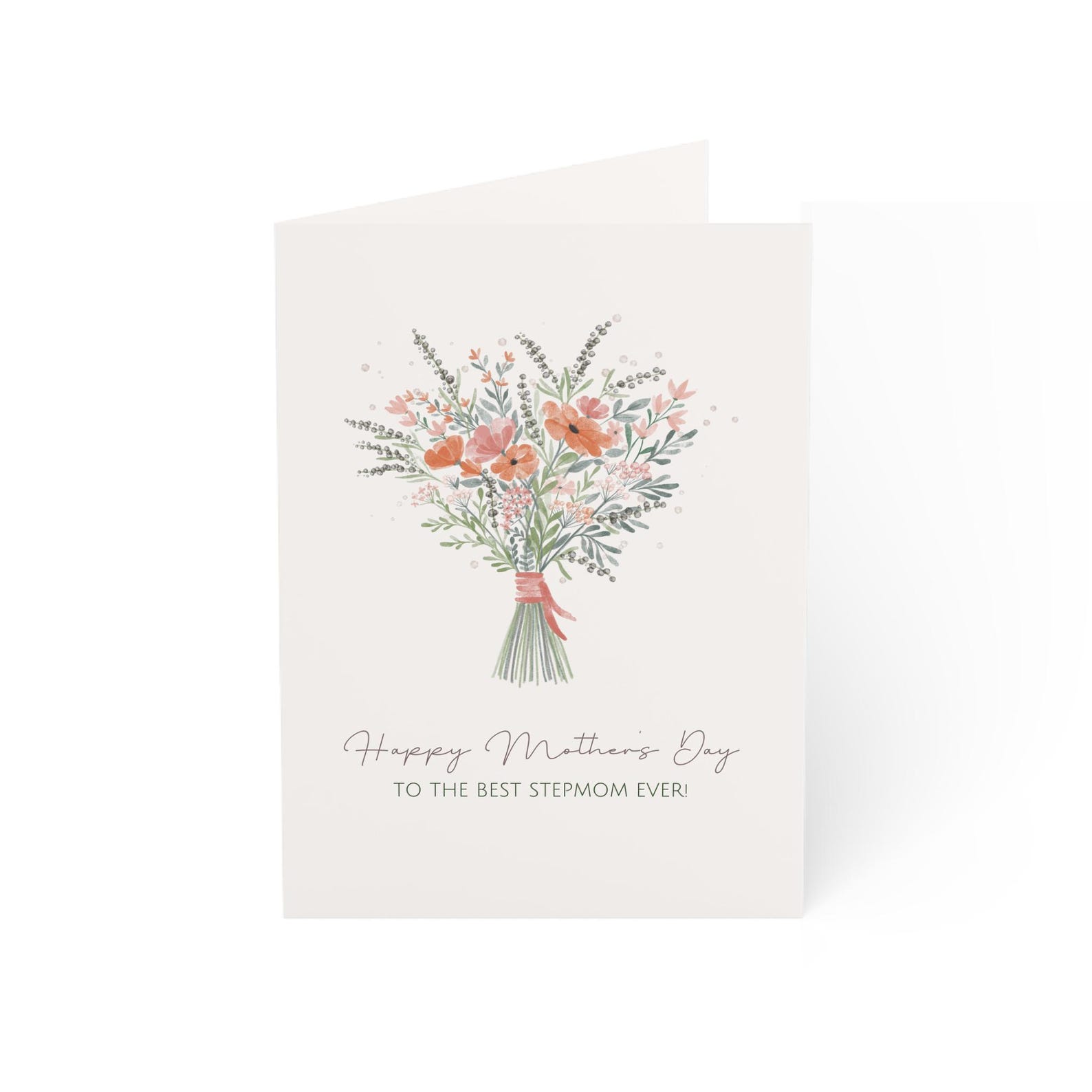Stepmom Mother's Day Floral Card Making Memories Steplove Etsy