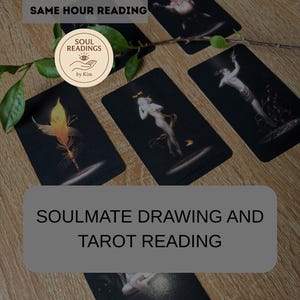 Same Hour Soulmate Drawing & Tarot Reading | Psychic Future Spouse Sketch | Twin Flame Art | Honest Love Reading  Psychic Portrait
