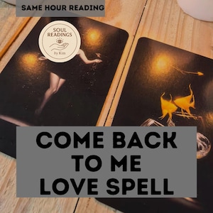 Come Back to Me Love Spell – Same Day Powerful Obsession & Attraction Spell – Fast Manifestation Witchcraft Ritual for Lost Lover