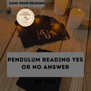 Pendulum Yes or No Reading – Love, Career, Self & Others Insight – Past, Present, Future Energy Reading with PDF Guidance