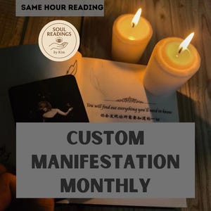 1-Month Daily Custom Manifestation | Personalized Rituals to Attract Love, Wealth & Success | 1-on-1 Manifestation Energy Work Service