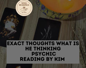Same Hour Love Psychic Reading - What Is He Thinking? (PDF)