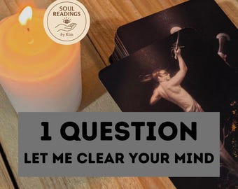 One Question Psychic Tarot Reading - Same Hour Guidance (PDF)
