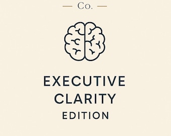Executive Clarity Productivity Guide | AI-Powered Focus Reset PDF | Burnout Recovery Plan | Instant Download