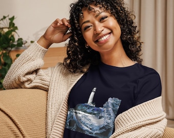 Women's Relaxed T-Shirt, Custom Design, California T-Shirt