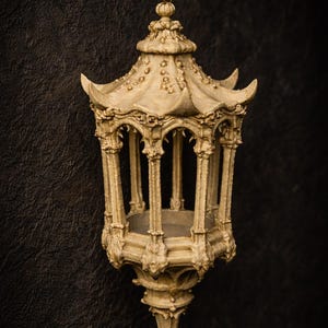 Gotisk benhängande lykta i STL | Mörk fantasidekor (digital nedladdning) bild 4