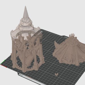 Gotisk benhängande lykta i STL | Mörk fantasidekor (digital nedladdning) bild 9