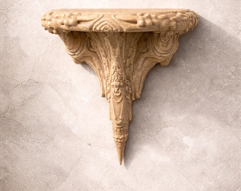 Candelabro de pared gótico / Estante de altar estilo hueso