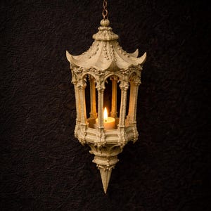 Gotisk benhängande lykta i STL | Mörk fantasidekor (digital nedladdning) bild 2
