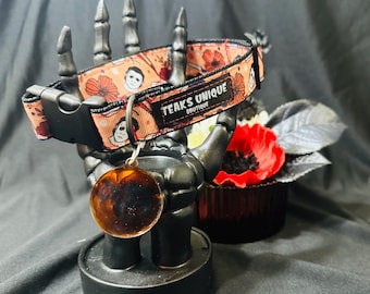Michael Myers dog collar/halloween/ customizable/