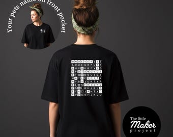 Gepersonaliseerde T-shirt hondennaam, aangepaste koosnaamwoordzoekshirt, grappig T-shirt hondenliefhebber, Whoever Said Diamonds Are a Girls Best Friend Top