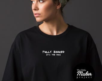 T-shirt grappige hond moeder, humoristisch gepersonaliseerd huisdierliefhebber T-shirt, sarcastische dierenliefhebber top, aangepaste grafische unisex tshirt, nieuwigheid verjaardagscadeau