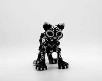 Gelede suikerschedelkat