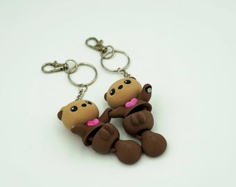 Otterly In Love-sleutelhangerpaar