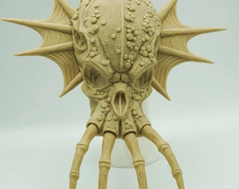 3D-geprinte Cthulhu-schedel: Eldritch Horror Decor