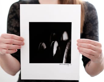 Tambourine I Photograph (6 x 6 inch Fine Art Print) Black & White Music Photography