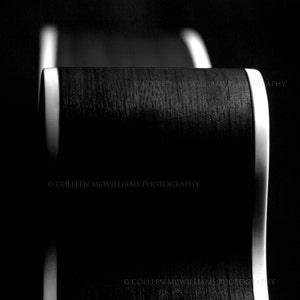 Acoustic Guitar II Photograph 6 x 6 inch Fine Art Print Black & White Music Photography, Abstract Home Decor image 2