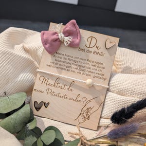 madrina | padrino | carta di legno