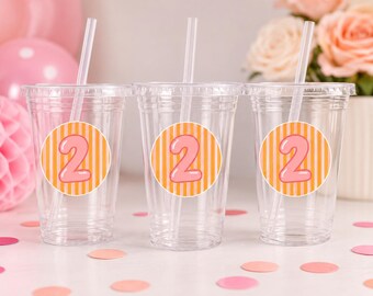 Personalized Birthday Stickers | Custom Party Favor Labels | Birthday Stickers | Cup Stickers | Treat Bag Labels | Birthday Party Decor