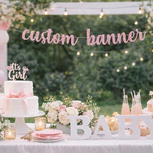 Personalisiertes Party Banner / Bachelorette / Brautparty / Babyparty / Geburtstag / Hochzeitsdeko