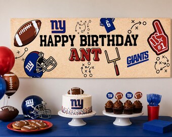 Personalized Birthday Banner | Custom Printed Party Banner | Any Theme Any Age | Birthday Backdrop | Dessert Table Decor | Photo Banner