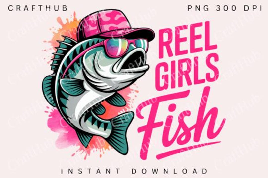 a girl adrift finest fishing reel Reel Girls Fish DTF Transfer, Ready to Press