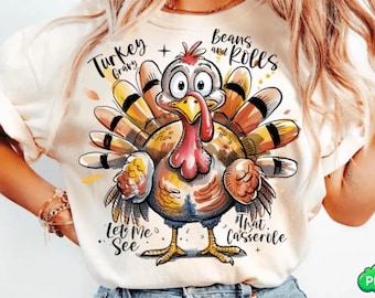 DTF-overdracht Turkije Gravy Thanksgiving – klaar om te drukken