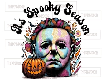 Spooky Saison Halloween PNG, Horrorfilm Bild (Digitaler Download)