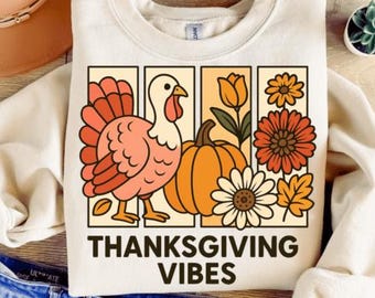 Thanksgiving Turkey DTF Transfer, Ready to Press Heat Transfer