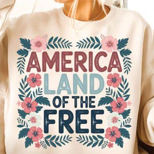 Amerika Land der freien 4. Juli DTF TRANSFER bereit, Hitzetransfer, Vaterländischen dtf Transfer, Retro-Patrianic Tshirt Design zu drücken