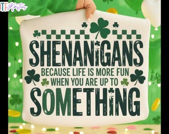 Funny St. Patrick's Day DTF transfer, ready to press