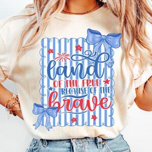 Preppy Land des kostenlosen 4. Juli DTF TRANSFER bereit, Hitzetransfer, Vaterländischen dtf Transfer, t-shirt Design des vierten Juli zu drücken