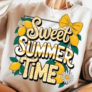 Süße Sommer Limonade DTF TRANSFERS bereit, Hitzetransfer, Sommer-Shirt-Design, Sommer dtf Transfer zu drücken