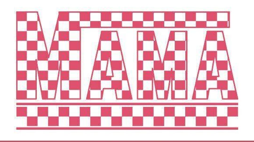 Retro Checkered Mama DTF Transfer, Ready to Press - Etsy