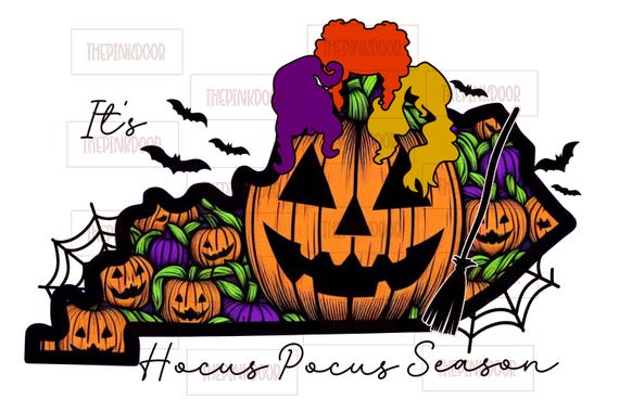 Kentucky Halloween Hocus Pocus PNG, Horror Movie Image (Digital Download)