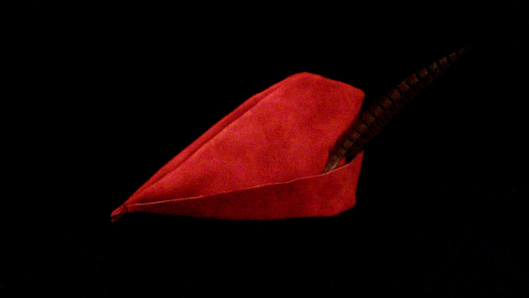 Prince Phillip Hat Red Suede - Etsy