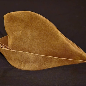 Adult Robin Hood / Peter Pan Hat - Olive Drab Suede