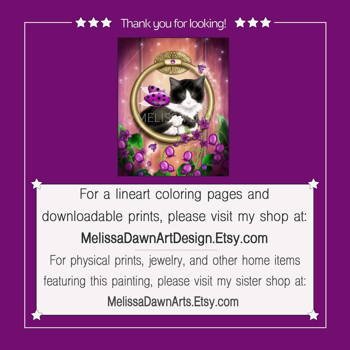 Cat Coloring Page / Spring Page / Coloring Page Download / Grayscale ...