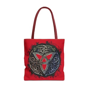 Celtic Knot Tote Bag, Bohemian Style, Ethnic Art, Perfect for Festivals, Eco-friendly Gift, Shopping, Gym Bag