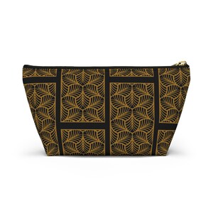 Floral Accessory Pouch: Stylish Travel Makeup Bag Organizer